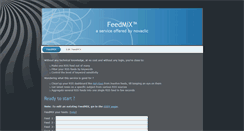 Desktop Screenshot of feedmix.novaclic.com