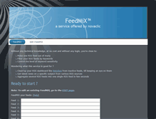 Tablet Screenshot of feedmix.novaclic.com